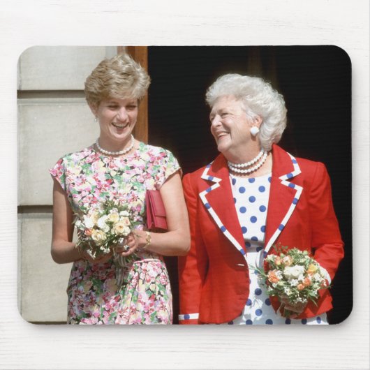 Tapis De Souris Diana-Barbara Bush (Devant)