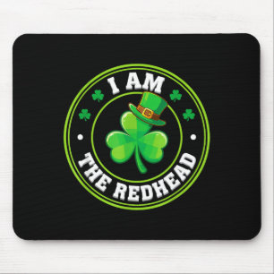 Tapis De Souris Dibs drôle sur la rousse suis la femme rousse homm