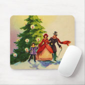 Tapis De Souris Dickens style Christmas Illustration (Avec souris)