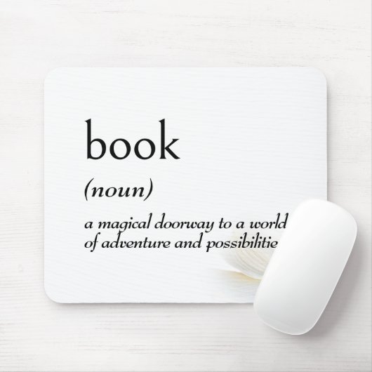 Tapis De Souris Dictionary Definition For BOOK (Avec souris)