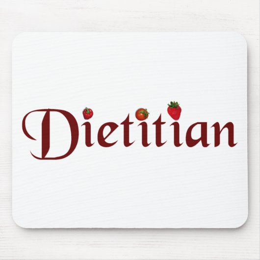 Tapis De Souris Diététicien Mousepad (Devant)