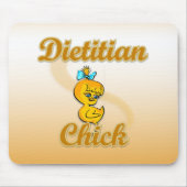 Tapis De Souris Diététiste Chick (Devant)