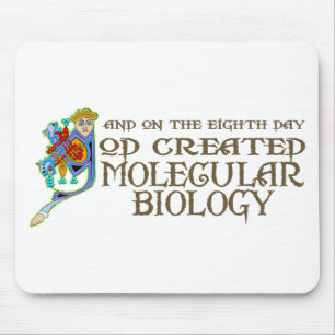 Tapis De Souris Dieu a créé la biologie moléculaire