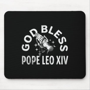 Tapis De Souris Dieu Béni Pape Leo Xiv Chemise, Pape Leo Xiv Vinta