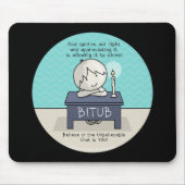 Tapis De Souris Dieu enflamme notre Pad Light Mouse (Devant)