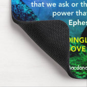 Tapis De Souris DIEU EST CAPABLE Éphésiens 3:20 chrétien (Coin)