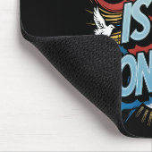 Tapis De Souris Dieu est en contrôle Christian Mousepad (Coin)