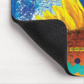 Tapis De Souris Dieu est ma force et ma chanson Mousepad (Coin)