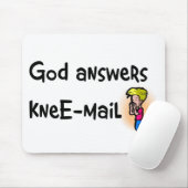 Tapis De Souris Dieu répond au cadeau de chrétien de (Avec souris)