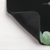 Tapis De Souris Dieu si pour vous Eucalyptus Noir (Coin)