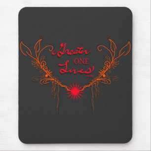 Tapis De Souris Dieu Vit En Moi
