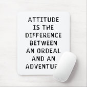 Tapis De Souris Différence d'attitude (Avec souris)