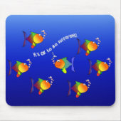 Tapis De Souris Différents Poissons mousepad (Devant)