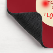 Tapis De Souris Difficile de dire je t'aime Mausepad (Coin)