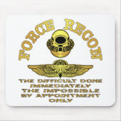 Tapis De Souris Difficile reconditionné de force fait (Devant)