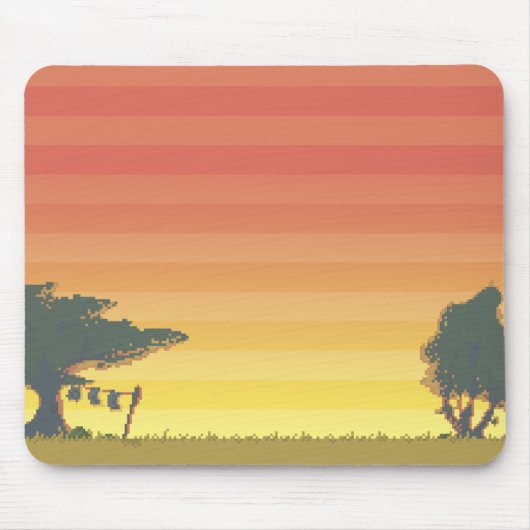 Tapis De Souris Dikdik - coucher du soleil Mousepad (Devant)