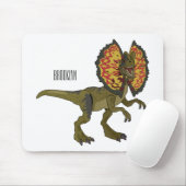 Tapis De Souris Dilophosaurus dessin animé (Avec souris)