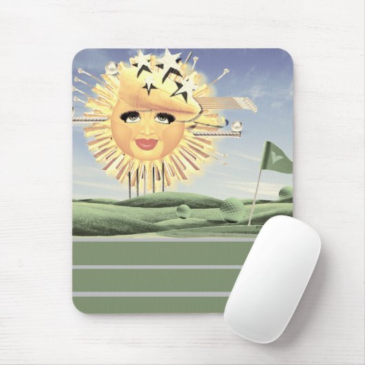 TAPIS DE SOURIS DIMANCHE GOLF ! (Avec souris)