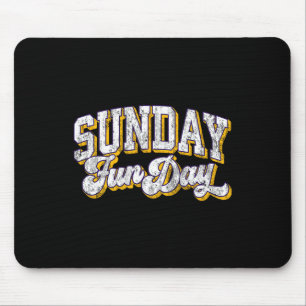 Tapis De Souris Dimanche vintage amusant Minnesota Football Rétro 