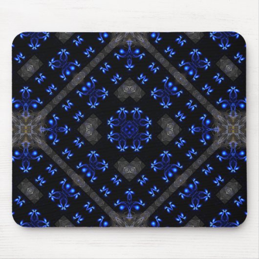 Tapis De Souris Dimensions bleues Motif Mousepad (Devant)