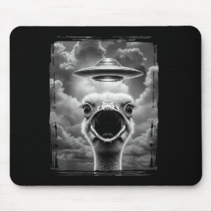 Tapis De Souris Dinde Alien Drôle Ufo Selfie Thanksgiving Meme