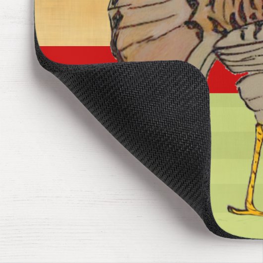 Tapis De Souris Dinde d'action de la couleur complète (Coin)