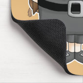 Tapis De Souris dinde de pèlerin dodue (Coin)