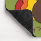 Tapis De Souris Dinde de Thanksgiving (Coin)