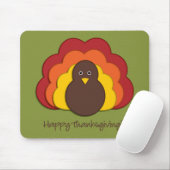 Tapis De Souris Dinde de Thanksgiving (Avec souris)