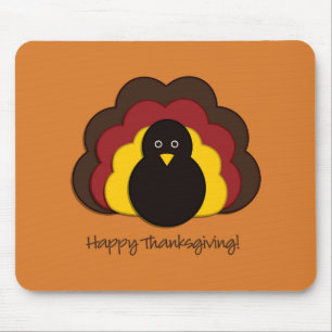 Tapis De Souris Dinde de Thanksgiving