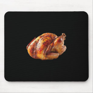 Tapis De Souris Dinde drôle de costume de nourriture de Thanksgivi