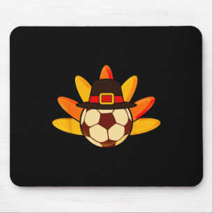Tapis De Souris Dinde mignonne Soccer Ll pour bébé football Thanks