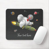 Tapis De Souris Dindee Fusée dans la Galaxie (Avec souris)
