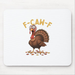 Tapis De Souris Dindon drôle de la fête de Thanksgiving humour cor