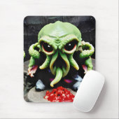 Tapis De Souris Dîner avec Cthulhu (Avec souris)