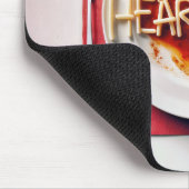 Tapis De Souris Dîner de spaghettis avec brûlures d'estomac (Coin)