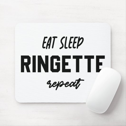 Tapis De Souris Dîner Sleep Ringette Répéter Les Cadeaux Du Lecteu (Avec souris)