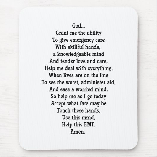 Tapis de souris d'infirmier (Devant)