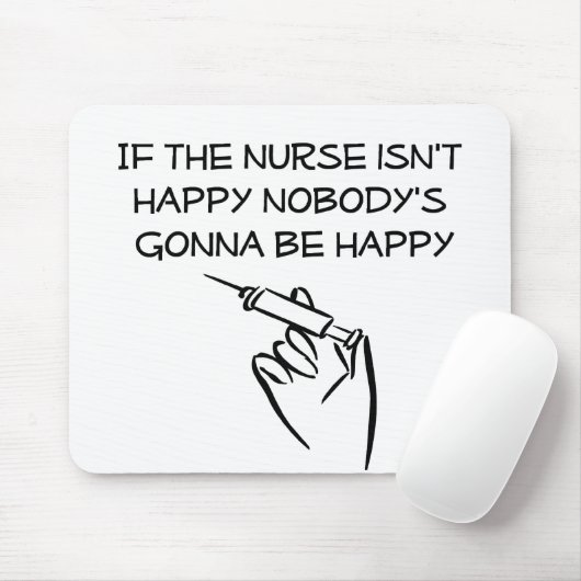 Tapis de souris d'infirmière (Avec souris)