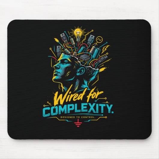 Tapis de souris d'ingénierie de contrôle de comple (Devant)