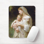 Tapis de souris d'innocence de Bouguereau (Avec souris)