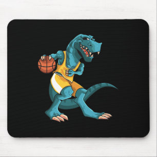 Tapis De Souris Dino drôle jouant Sketll amateur de T-rex enfants