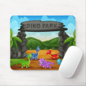 Tapis De Souris Dino Park (Avec souris)