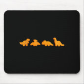 Tapis De Souris Dinos Chicken Nuggets Pattern _ Funny Realistic Di (Devant)