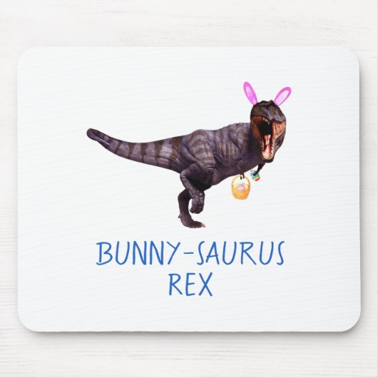 Tapis De Souris Dinosaur Easter Bunny T Rex Tyrannosaurus Funny T  (Devant)