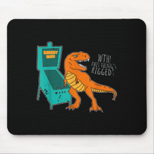 Tapis De Souris Dinosaur Pinball Wizard Arcade Machine Player Pict