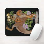 Tapis De Souris Dinosaur Raptor Jungle Art (Avec souris)