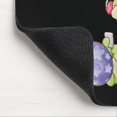 Tapis De Souris Dinosaur Say Happy Easter Premium Tri-blend  (Coin)