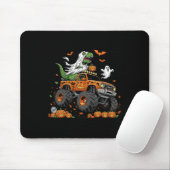 Tapis De Souris Dinosaur T-rex équitation Monster Camion Halloween (Avec souris)