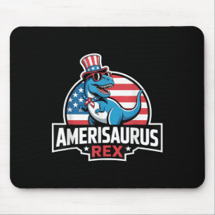 Tapis De Souris Dinosaure 4 juillet Hommes Femmes Garçons Filles A